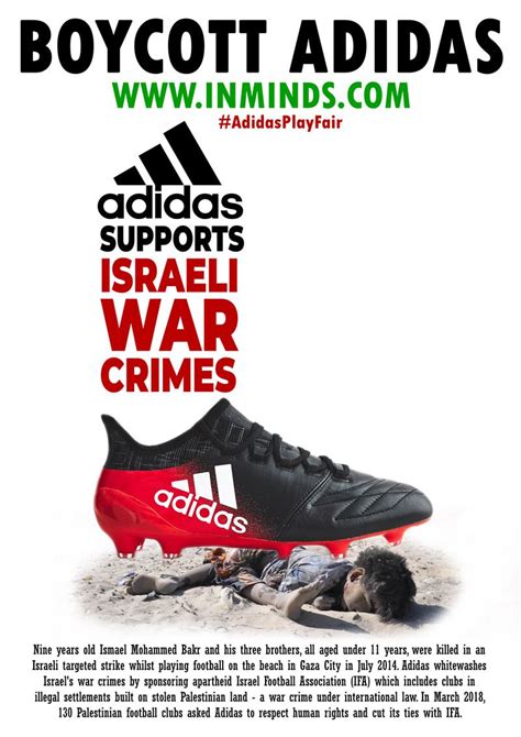 is adidas supporting israel.